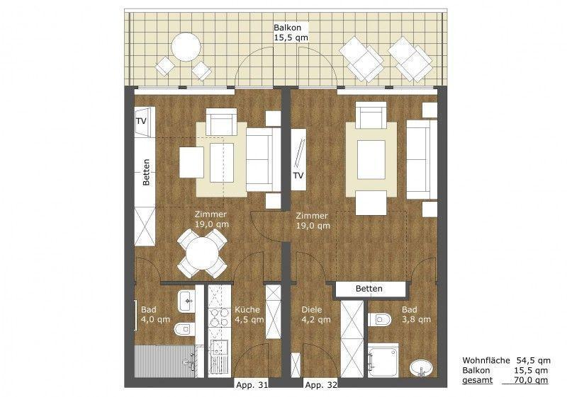 Duenenhof-App-31-32-Meerseite Wenningstedt-Braderup Esterno foto